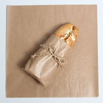 더팩 크라프트 코팅지 30x30cm 250매 유산지 베이킹포장지 김밥포장지, 1개, 250개입