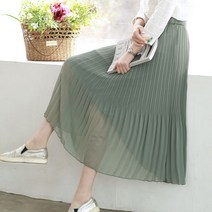 웬디즈갤러리 안나 롱 플리츠 스커트 ESK004