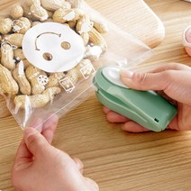 크리에잇투 비닐밀봉 파스텔 미니 실링기-블루, 1개