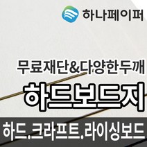 하나페이퍼 하드보드지, 라이싱보드 4P[LP4], 8절ㅡ24매