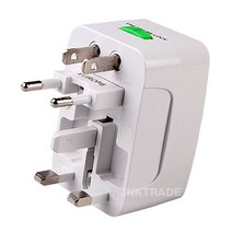 여행용 멀티 어댑터 플러그 110V 250V 올인원 아답타 콘센트 충전기 유럽 동남 아시아 미국 일본 중국 호주 필리핀 홍콩 캐나다 하와이 괌 사이판 베트남 태국 대만 해외 여행, (멀티어댑터-파우치없음)