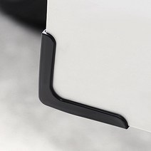 포원 자동차 모서리 도어 가드 엣지 문콕방지 스크래치방지 차량용품, 뒷좌석2P-블루