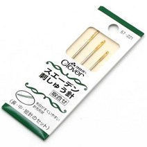 조이 크로바 바늘 일본바늘 독일바늘 자수바늘 십자수바늘 바늘, 1개