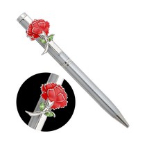 CRICRI 카네이션 어버이날 스승의날 스와로브스키크리스탈볼펜 카네이션볼펜, B1306