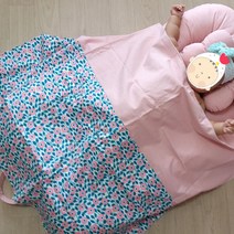 뽀송아이 유아 블랭킷(안감이중 거즈면) 블랭킷, 3번 핑크플라워 가든