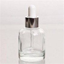 [더위치]투명 유리 은장스포이드용기(30ml) / 실버스포이드