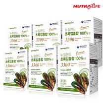 뉴트라라이프 뉴질랜드 초록입홍합 프리미엄 3300 100%환, 99g, 6개, 150포
