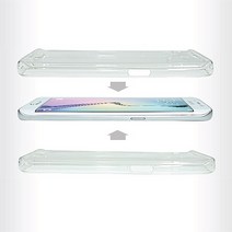 (사은품 강화필름+전자파차단스티커) 갤럭시 겔럭시 S6 S6엣지 S6엣지+ S6엣지플러스 S7 S7엣지 전후면 풀커버 보호 전면 후면 투명 젤리 휴대폰 케이스