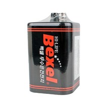 벡셀 망간무수은건전지 4R25(4FM) 6V 1개 랜턴용건전지 사각건전지, [5233220]단품