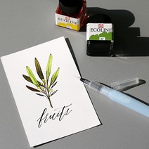 로얄탈렌스 에코라인 캘리그라피 수채화 잉크 48색, 블루 바이올렛