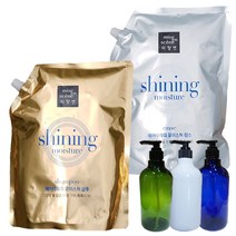 0102) 미쟝센 샴푸+린스 2000ml(리필형) + (공병2개) 2종세트, 1set