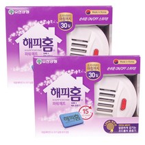 해피홈 파워매트 훈증기+리필 30매, 2개