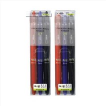 아주문구 노크식지워지는볼펜프릭션, 흑색0.7mm, 1개