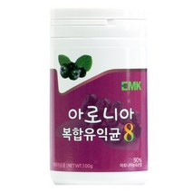 [이엠팜] EMK 아로니아복합유익균8 - (아로니아농축분물90%+특허미생물8종), 100g, 1개