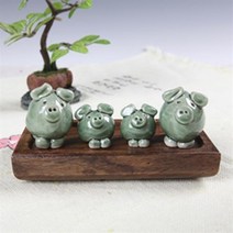 콩돼지가족 4P(옥색)