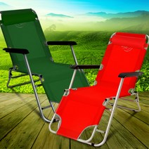 프랜츠 META3고강도 리클라이너 접이식의자 폴딩 릴렉스체어 썬베드, 카키