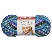 프리미어얀스 세레니티 두툼한 뜨개실, Treasure, 1개