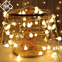 NK 앵두전구 LED 무드등, 01_C 웜화이트 30구