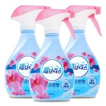 페브리즈 섬유탈취제 은은한향 본품, 3개, 370ml