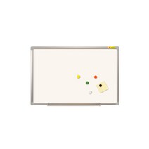 고급 법랑 화이트 보드(유광) 무암선 알루미늄 프레임(사이즈 150cm x 90cm)_자석 사용 가능 칠판/사무/마카/업무/문구도매