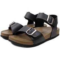 월드컵 로쿤 흑색 남성 스트랩 샌들 샌달