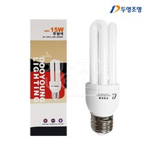 두영조명 삼파장 전구 15W E26 EFTR15EX, 주광색