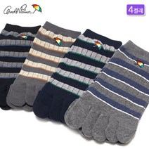아놀드파마 남성용 면 발가락양말 스니커즈 4족 무좀 발냄새 기능성 통풍 삭스 AP5167