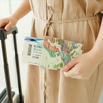 인디고 세계지도 여권케이스