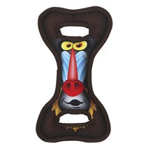 해피테일즈 터그 앤 플레이 애견 봉제장난감, Baboon, 1개