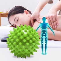 상상피플 홈케어 지압 마사지 볼, 그린