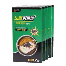 노런 쥐트랩 10개입 쥐끈끈이 쥐덫 쥐약 쥐잡이 쥐본드, 10개, 1팩