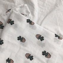 안단테아다지오 선인장 거즈 아기여름이불 블랭킷, 핑크