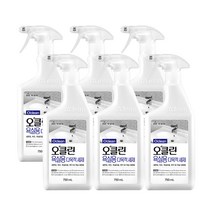 오클린 욕실용 다목적 세제, 6개, 750ml