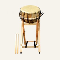 새화국악기 난타북(오동나무)+받침대+북채 1자3치