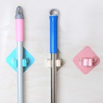 다스몰 매직접착 청소도구걸이 다용도 후크, 베이지, 1개