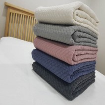 마이코튼 60수 순면 피그먼트 침대 패드 겸 이불 바이오워싱 5colors, 인디핑크
