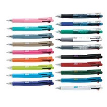 제브라 클립온멀티 4색볼펜+샤프 Clip-on Multi 19컬러 선택구매, PB퓨어블랙