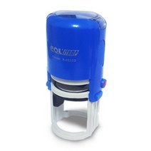 도장마트 원형자동스탬프 839 29mmx29mm 콜스탬프, 청색