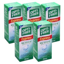 옵티프리 익스프레스 렌즈세정액, 5ea+마술패치, 120ml