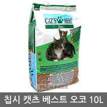 팜파크 칩시 캣츠 베스트 오코 10L (Oko) 우드펠렛 우드베딩, 1개