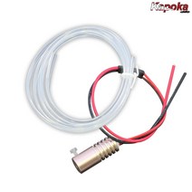 (와이어 LED세트판매) 12-24v LED EL와이어 무소음 광섬유 엠비언트 라이트 무드등, 1m EL와이어스카이블루, 1개
