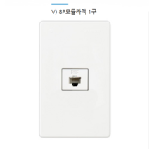 진흥전기 V 시리즈 통신 및 복합용콘센트 1번, 1개