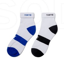 엘비오 TOKYO 레터링 스트릿 패션 면양말 스포츠양말 힙합