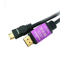 마하링크 고급형 HDMI to Mini HDMI 케이블/3D TV 완벽지원/HD 초고화질 해상도 지원/lg 삼성 레노마 한성 모니터 TV 연결 케이블/ [Ver1.4] 267936, 3M