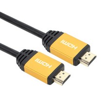 엠비에프 최고급형 HDMI 골드케이블/4K ULTRA HD 초고화질 해상도 지원/lg 삼성 레노마 한성 모니터 TV 연결 케이블/1M/1.5M/2M/3M/5M/10M/15M [Ver2.0] 419986, 2M