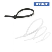 전오전기 국내생산 케이블타이 백색 100mm, 30개