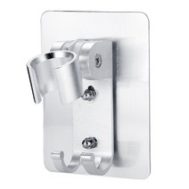 엘홈 못이 필요없는 매직접착 각도조절 샤워기걸이 고리형 욕실용품, 1개