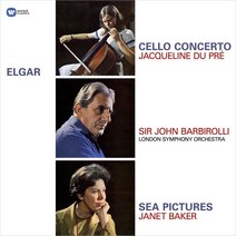 (수입LP) Jacqueline Du Pre - Elgar: Cello Concerto/ Sea Pictures (엘가: 첼로 협주곡) (180g), 단품