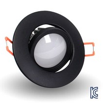 YD 3인치 직회전 다운라이트 8W, 화이트바디 주광색