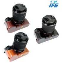 IFG 소니 A7II A72 A7M2 속사케이스 하프케이스, 브라운